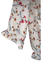 Load image into Gallery viewer, Sienna Sky Boutique Cream Floral Wrap Top
