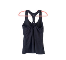 Load image into Gallery viewer, Athleta Charcoal Gray Peek Racerback Tank
