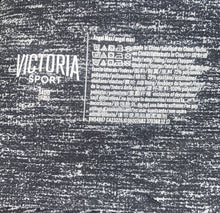 Load image into Gallery viewer, Victoria’s Secret Victoria Sport Black &amp; Gray Criss Cross Sports Bra
