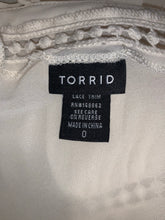 Load image into Gallery viewer, Torrid | Chiffon Lace Up Back Blouse
