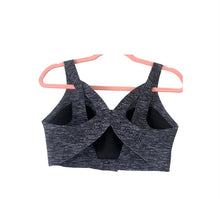 Load image into Gallery viewer, Victoria’s Secret Victoria Sport Black &amp; Gray Criss Cross Sports Bra
