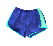 Load image into Gallery viewer, Lauren James Blue &amp; Mint Athletic Shorts
