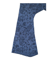 Load image into Gallery viewer, Torrid | BLUE FLORAL BELL SLEEVE JERSEY SKATER DRESS
