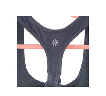 Load image into Gallery viewer, Athleta Charcoal Gray Peek Racerback Tank
