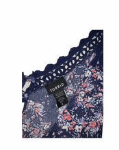 Load image into Gallery viewer, Torrid | Floral Crochet Trim Babydoll Top
