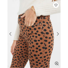 Load image into Gallery viewer, Madewell | Leopard Dot Skinny Jeans
