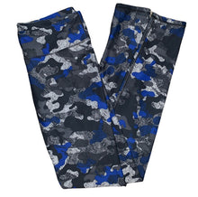 Load image into Gallery viewer, Fabletics | Black Blue Gray Camo Print High Waisted Leggings

