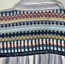 Load image into Gallery viewer, Anthropologie Pilcro And The Letterpress Blue Stripe Embroidered Button Up
