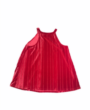 Load image into Gallery viewer, Torrid | RED VELVET PLEATED GODDESS TANK
