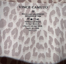Load image into Gallery viewer, Vince Camuto Beige &amp; White Rose Gold Leopard Fitted Cami
