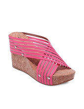 Load image into Gallery viewer, Lucky | Pink Miller Cork Wedge
