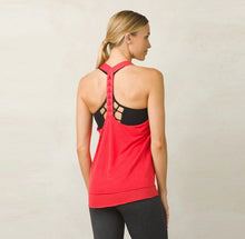 Load image into Gallery viewer, Medium Prana Carmine Tonga Racerback Tank
