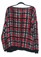 Load image into Gallery viewer, Torrid | Long Sleeve Red Black White Plaid Top
