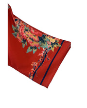 Load image into Gallery viewer, Flying Tomato Boho Orange Floral Kimono Wrap Top
