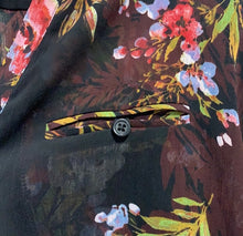 Load image into Gallery viewer, Kut From The Kloth Black Floral Button Up Blouse

