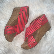 Load image into Gallery viewer, Lucky | Pink Miller Cork Wedge
