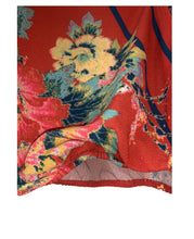 Load image into Gallery viewer, Flying Tomato Boho Orange Floral Kimono Wrap Top
