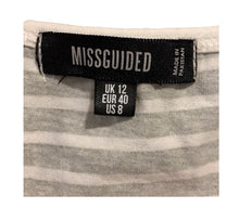 Load image into Gallery viewer, Missguided Olive Green and White Crop Tank Top
