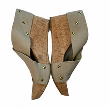 Load image into Gallery viewer, Lucky | Khaki Miller Cork Wedge
