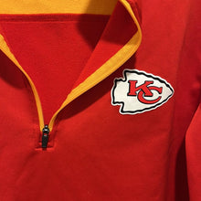 Load image into Gallery viewer, Medium NFL Team Apparel Kansas City Chiefs Quarter Zip Pull Over
