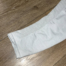 Load image into Gallery viewer, Medium Fabletics Gray High Waisted Perforated Leggings
