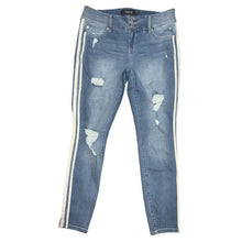 Load image into Gallery viewer, Size 16 Torrid SIDE STRIPE JEGGING - PREMIUM STRETCH LIGHT WASH
