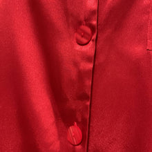 Load image into Gallery viewer, Large Victorias Secret Button Up Silky Satin Bright Pink Top
