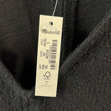 Load image into Gallery viewer, Small Madewell NWT Black V-Neck Full-Sleeve Top
