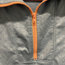 Load image into Gallery viewer, Large Woolrich Blue &amp; Peach Thin Quarter Zip Up Shirt
