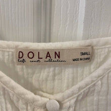Load image into Gallery viewer, Small Anthropologie Dolan Left Coast White Gauze Button Front Tank Top
