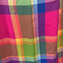 Load image into Gallery viewer, Misty Lane Vintage Rainbow Buffalo Plaid Sheath Dress
