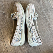 Load image into Gallery viewer, Size 8.5 Sperry Angelfish Leopard Sequin Slip On Loafers Boat Shoes
