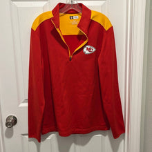 Load image into Gallery viewer, Medium NFL Team Apparel Kansas City Chiefs Quarter Zip Pull Over
