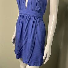 Load image into Gallery viewer, Small Lulu’s Positively Perfect Periwinkle Blue Wrap Dress
