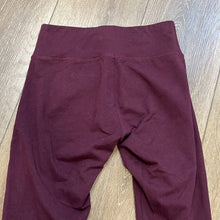 Load image into Gallery viewer, Small Aerie Maroon 7/8 Leggings
