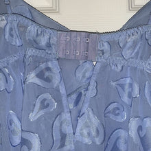 Load image into Gallery viewer, Medium Victoria’s Secret Vintage Periwinkle Blue Chemise With Hearts
