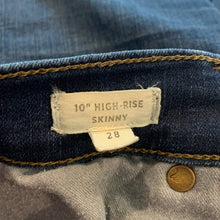 Load image into Gallery viewer, Size 28 Madewell 10" High-Rise Skinny Jeans
