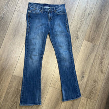 Load image into Gallery viewer, Size 8 Rock &amp; Republic Kasandra Studded Embroidered Cowgirl Western Boot Cut Jeans
