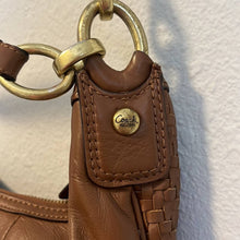 Load image into Gallery viewer, Coach Kristin Woven Brown Leather Purse
