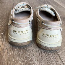 Load image into Gallery viewer, Size 8.5 Sperry Angelfish Leopard Sequin Slip On Loafers Boat Shoes

