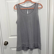 Load image into Gallery viewer, Medium Calvin Klein Gray Semi Sheer Tank Top
