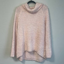 Load image into Gallery viewer, XL ANA Light Blush Pink Cowl Neck Chunky Sweater
