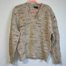 Load image into Gallery viewer, Large Pendleton Vintage Cream V-Neck Wool Sweater
