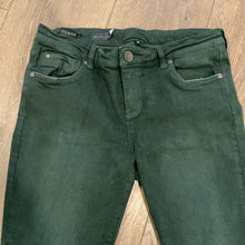 Load image into Gallery viewer, Size 8 KUT from the Kloth Mia High-Rise Toothpick Skinny Jeggings in Hunter Green
