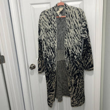 Load image into Gallery viewer, Artistic Works By Lu NWT Neutral Tone Super Soft Animal Print Long Cardigan
