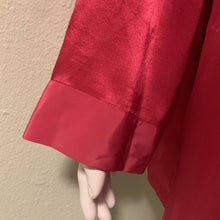 Load image into Gallery viewer, Large Victorias Secret Button Up Silky Satin Bright Pink Top
