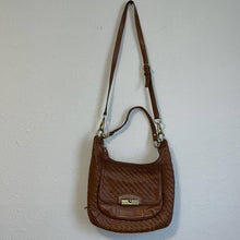 Load image into Gallery viewer, Coach Kristin Woven Brown Leather Purse
