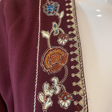 Load image into Gallery viewer, Size XL Soft Surroundings Boho BELLA COZY TOPPER - FLEECE KNIT Embroidered Cardigan
