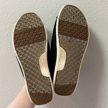 Load image into Gallery viewer, Size 9 Toms Black Lace Up Sneakers
