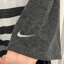 Load image into Gallery viewer, Size XXL Nike Men’s Plus Golf Standard Fit Gray Stripe Short Sleeve Polo Shirt
